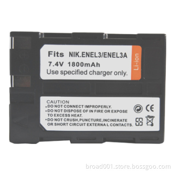 Digital Camera Battery ENEL3 ENEL3A for Nikon,1800 mAh